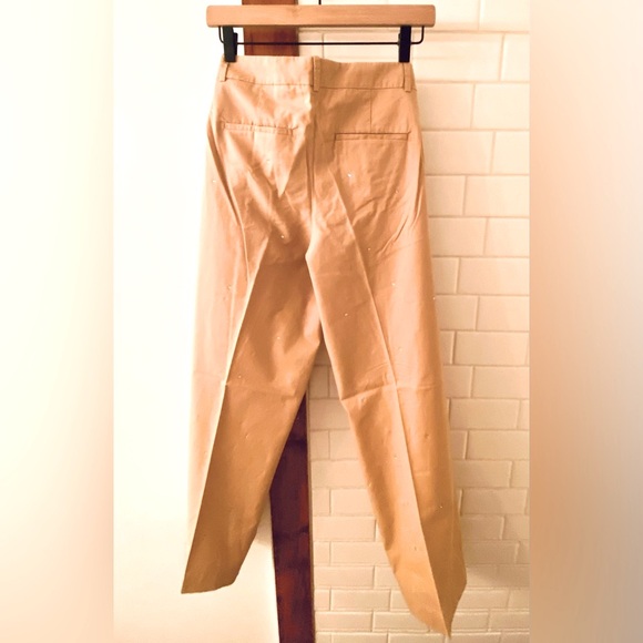 J.Crew Wide-Leg ✨Rhinestone✨Sydney Chino Pant in “Sand Castle” - Picture 5 of 6